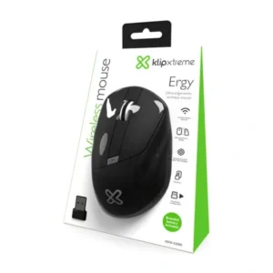 MOUSE KLIPXTREME ERGY INALAMBRICO ULTRA-ERGO 4B