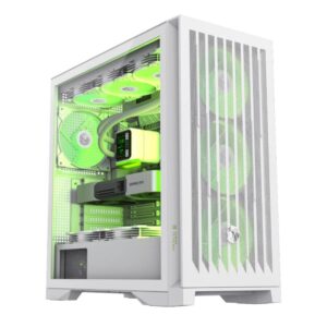 GABINETE GAMEMAX LEADER 2 WH BLANCO 4 COOLER E-ATX