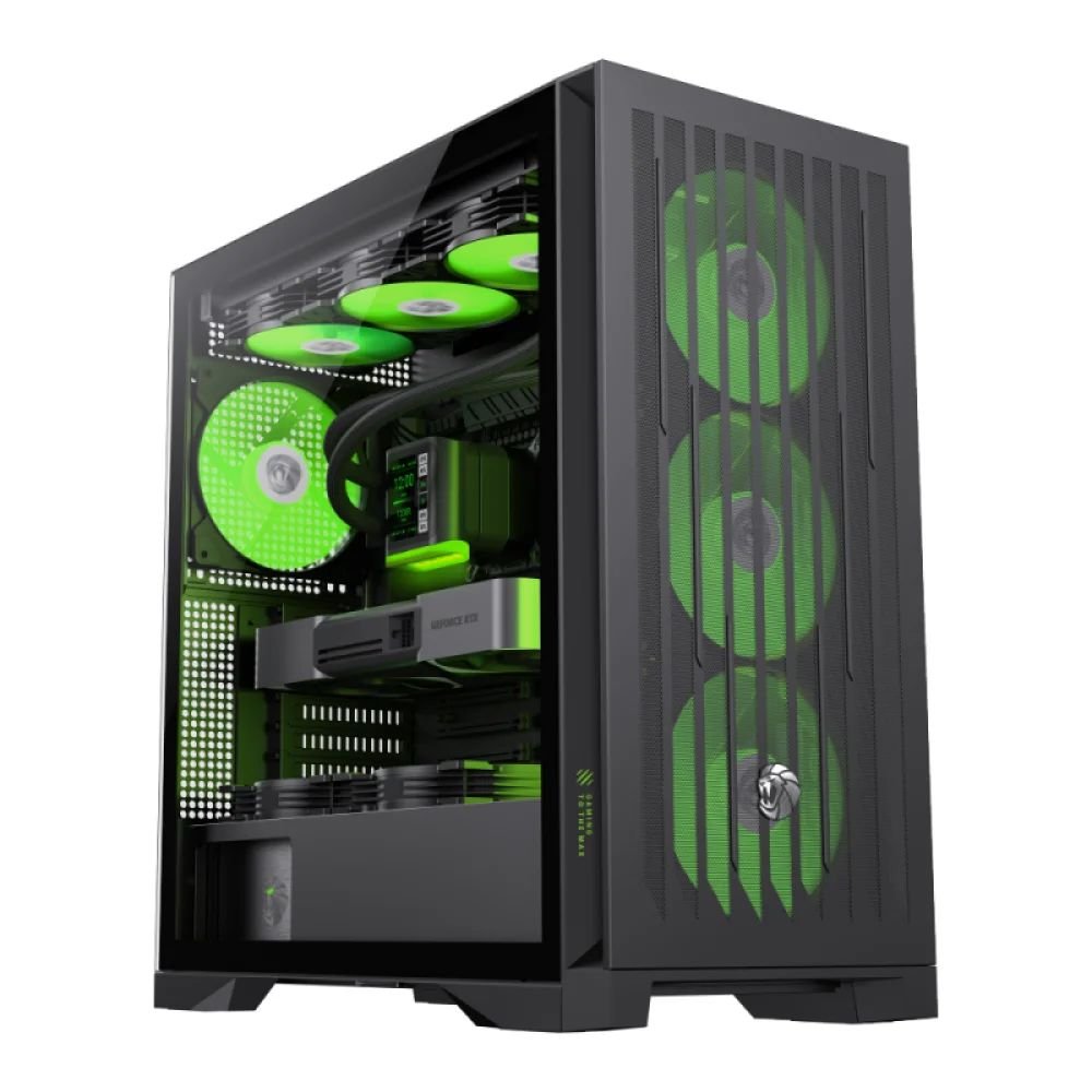 GABINETE GAMEMAX LEADER 2 BK 4 COOLER E-ATX