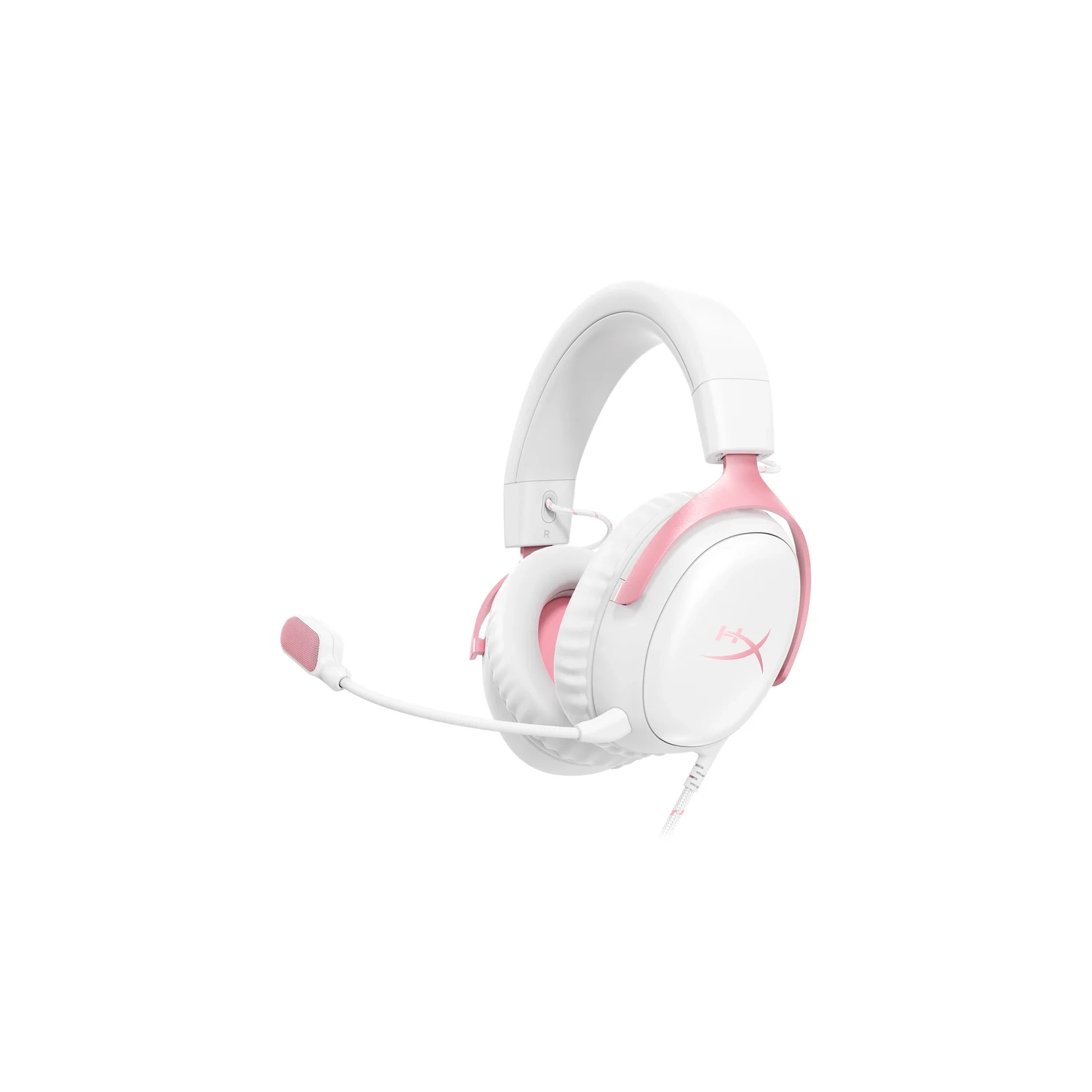 AURICULAR HYPERX CLOUD III CABLEADO - (BLANCO/ROSA)