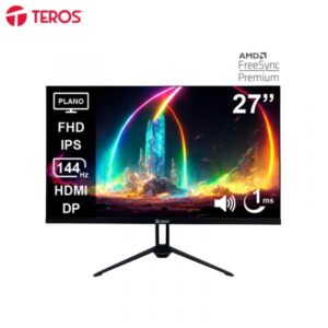 MONITOR TEROS TE-2714S GAMING 27" PLANO IPS FHD (1920 X 1080) 144HZ 1MS FICHA USA