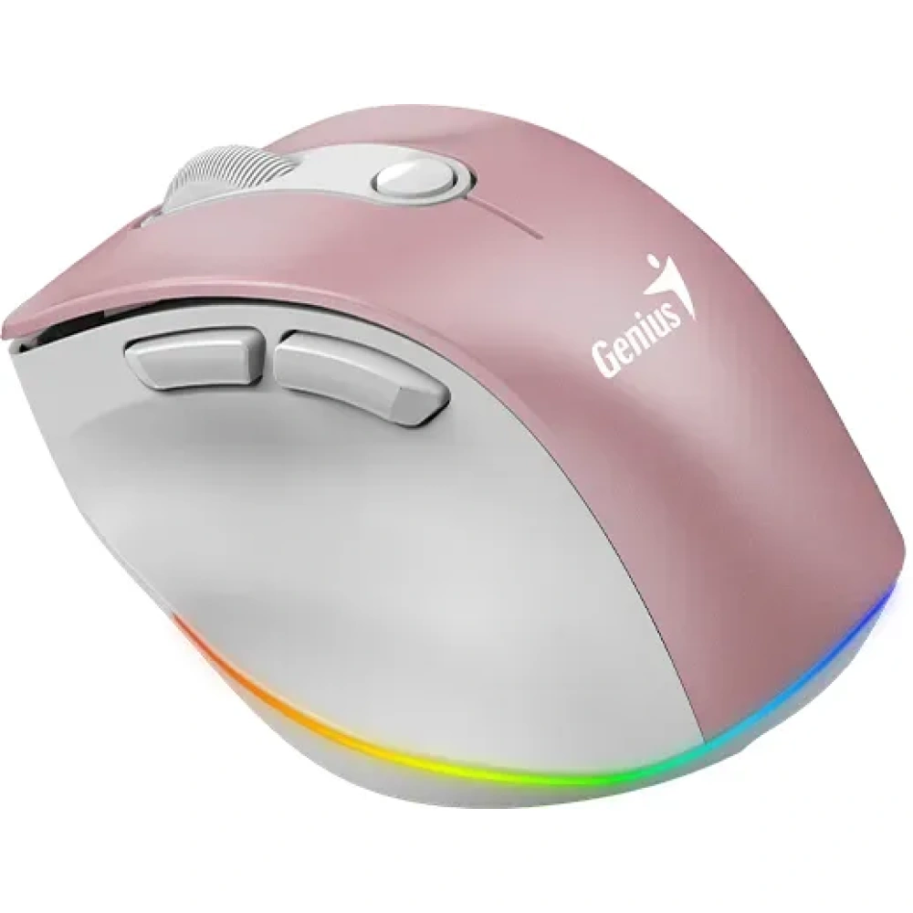 MOUSE GENIUS ERGO 9000S PRO 2.4GHZ+BT ROSA