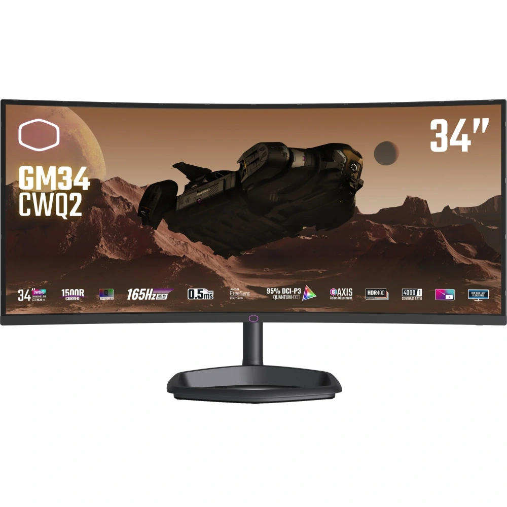 MONITOR 34 COOLER MASTER GAMING CURVO 165HZ - Image 2