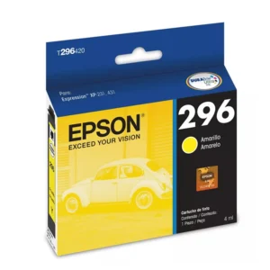 CARTUCHO DE TINTA EPSON 296 AMARILLO