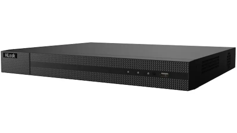 HiLook NVR‑108MH‑C/8P (D) · NVR 16 Canales PoE · H.265+ · 2 SATA (10 TB)