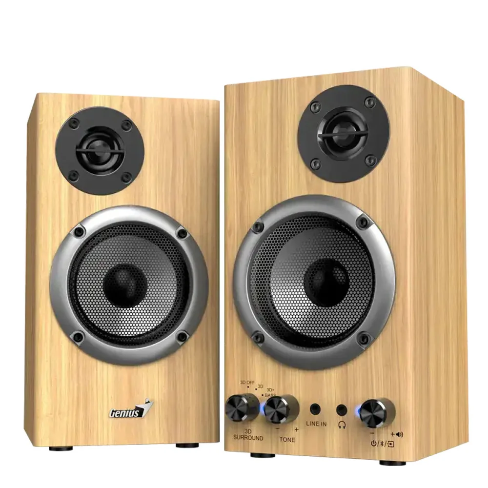 PARLANTES GENIUS SP-HF520BT BT5.3 20W PINE WOOD - Image 2