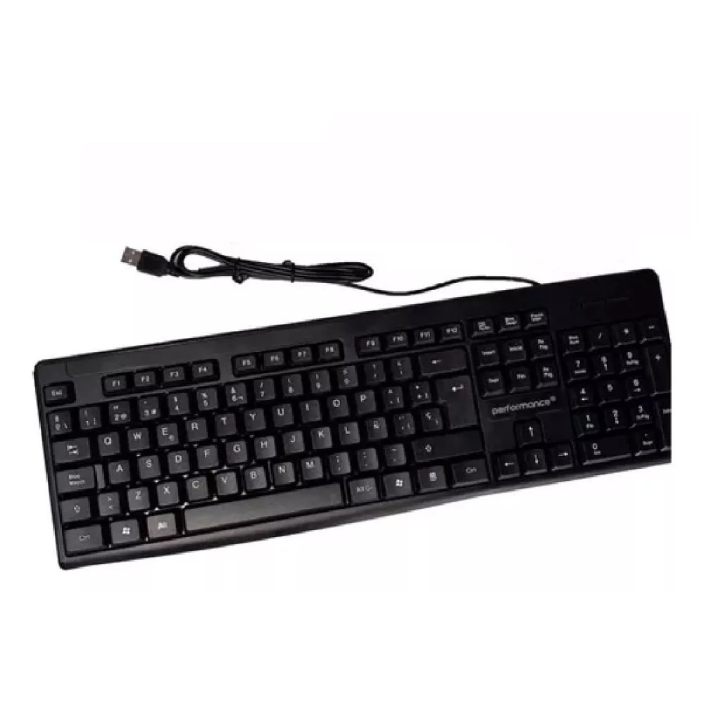 TECLADO PERFORMANCE 8259 USB BLACK