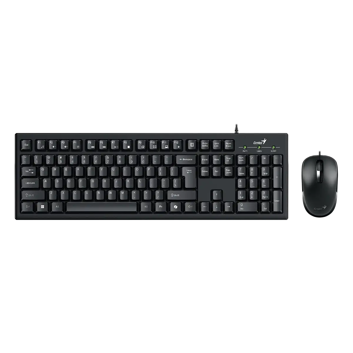 TECLADO Y MOUSE GENIUS KM-100SE USB BLACK - Image 2
