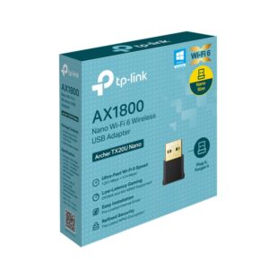 PLACA DE RED WIRELESS USB TP-LINK AX1800 NANO WIFI 6