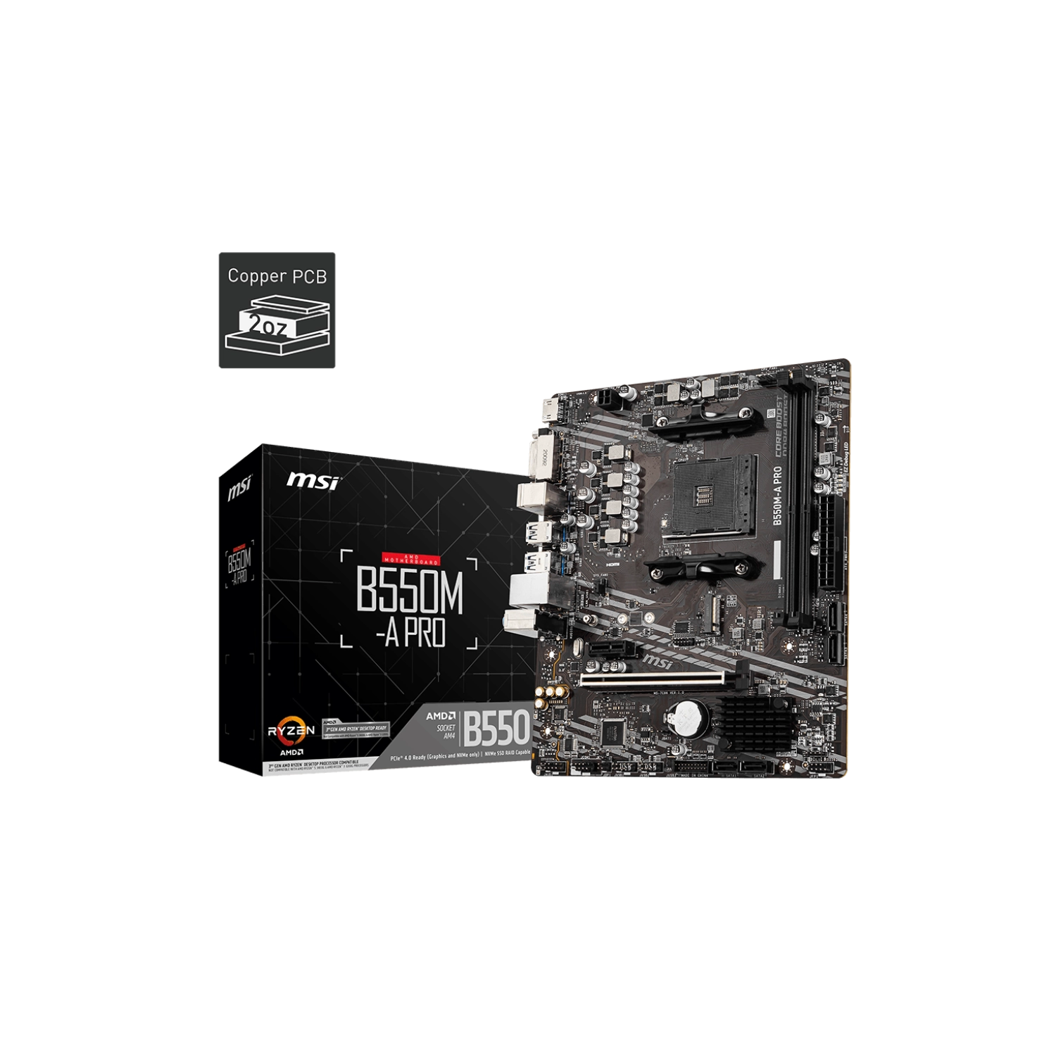 MOTHERBOARD MSI B550M-A PRO (AM4)