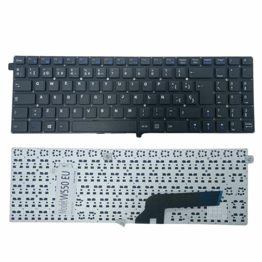 TECLADO NOTEBOOK BANGHO MAX1524 G01 G0101 MODELO MP-12C96LA-430W (PN: 6-80W5500-161-1Z)
