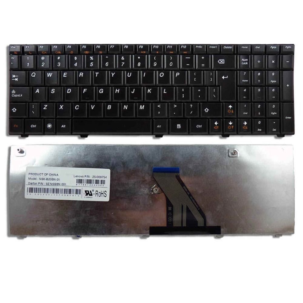 TECLADO NOTEBOOK LENOVO G560 G565 MODELO N4T-LAS (PN: 25009879)