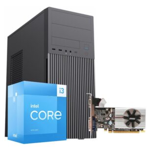 PC INTEL I3 13100F GT 210 RAM DDR5 16GB *SIN DISCO*