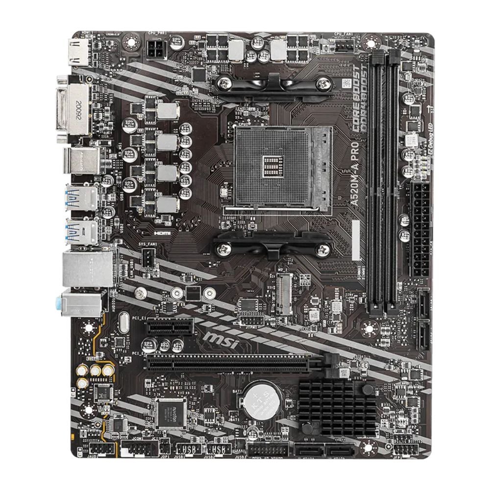 MOTHERBOARD MSI AM4 A520M-A PRO DDR4 BOX M-ATX