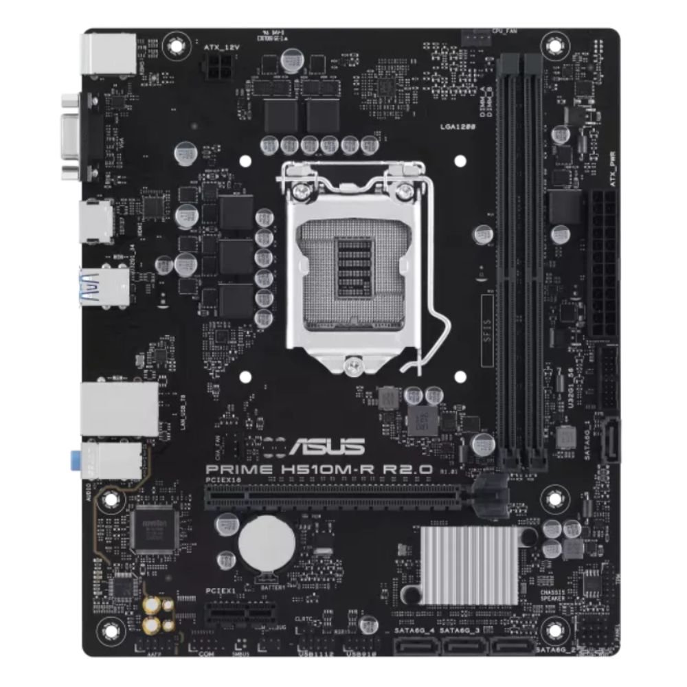 MOTHERBOARD ASUS S1200 PRIME H510M-R R2.0 DDR4 BOX M-ATX