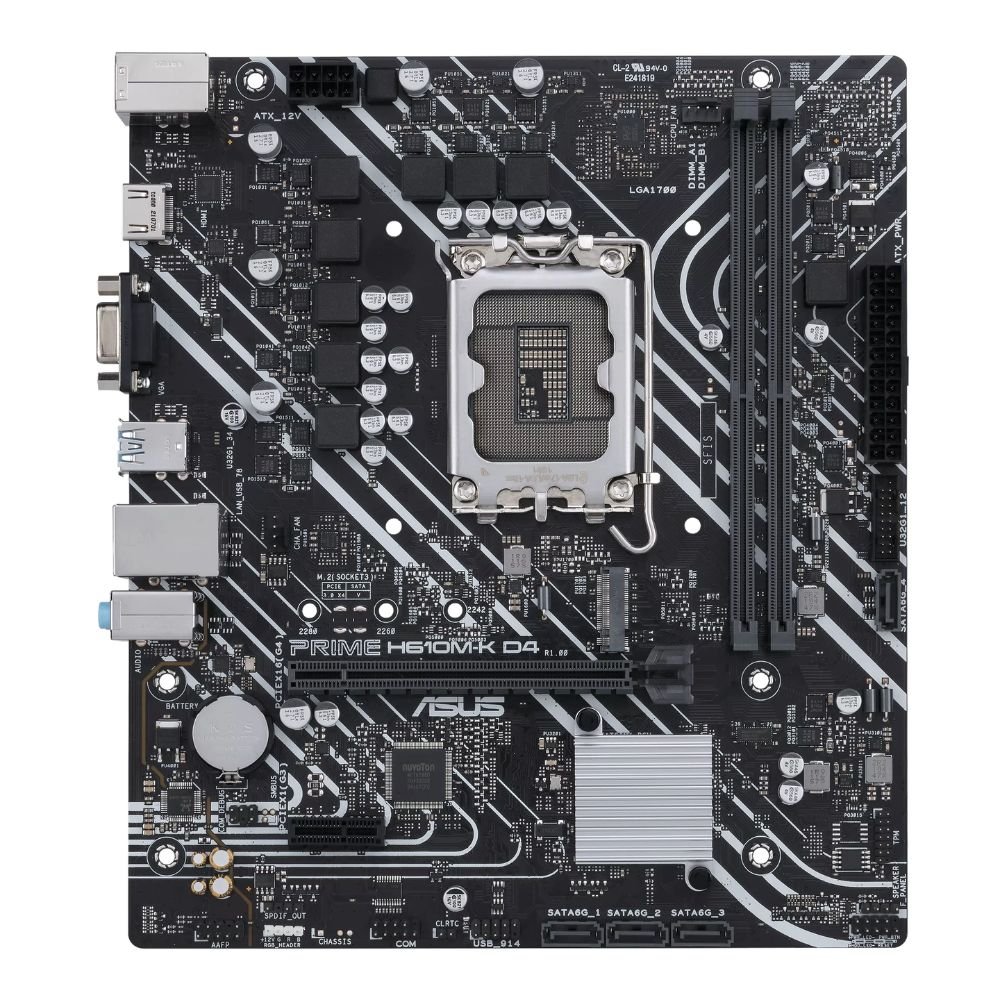 MOTHERBOARD ASUS S1700 PRIME H610M-K D4 DDR4 BOX M-ATX