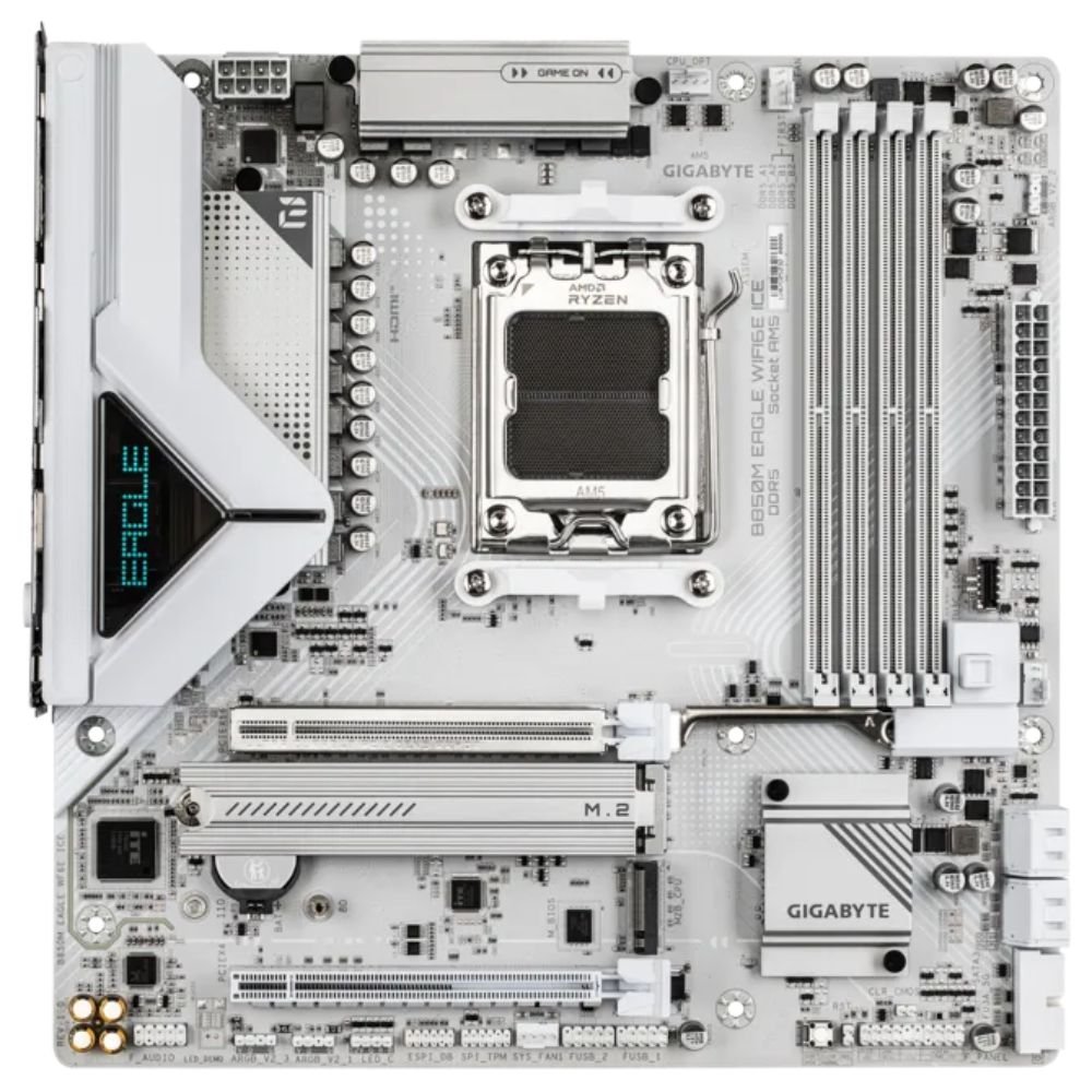 MOTHERBOARD GIGABYTE AM5 B850M EAGLE WIFI6E ICE DDR5 BOX