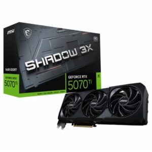 PLACA DE VIDEO RTX 5070 TI 16GB MSI SHADOW 3X OC