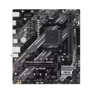 MOTHERBOARD ASUS AM4 PRIME B550M-K ARGB DDR4 BOX M-ATX