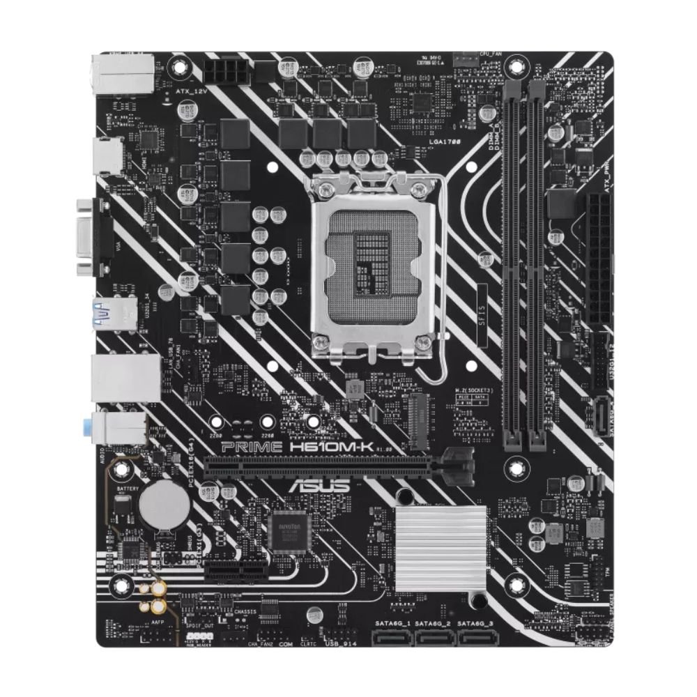 MOTHERBOARD ASUS S1700 PRIME H610M-K DDR5 BOX M-ATX