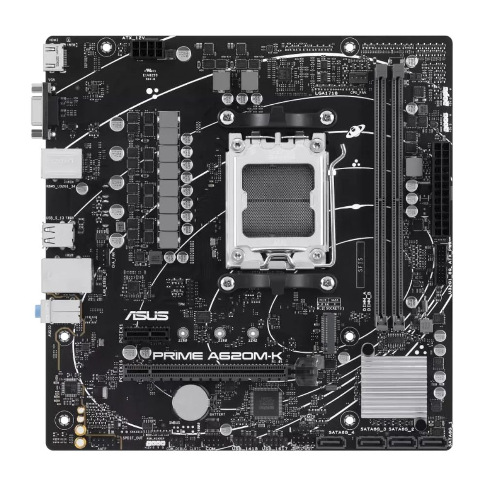 MOTHERBOARDBOAR ASUS AM5 PRIME A620M-K BOX M-ATX