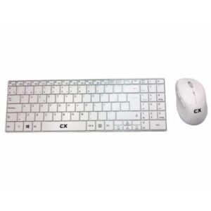 TECLADO Y MOUSE CX WIRELESS WHITE