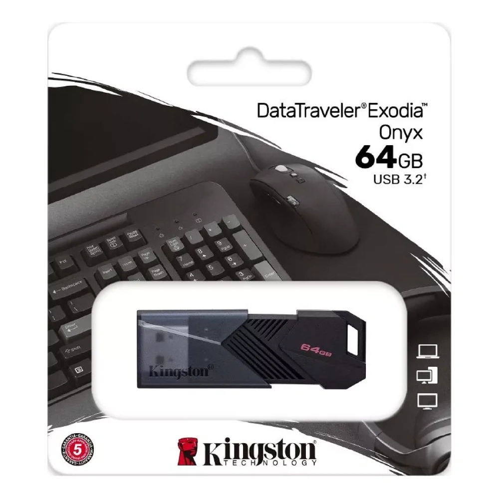 PEN DRIVE 64GB KINGSTON 3.2 ONYX