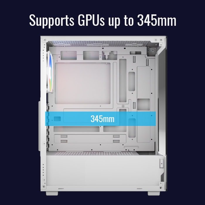 GABINETE GAMER AEROCOOL PIVOT WHITE ( PIVOT-G-WT-V2 ) - Image 3
