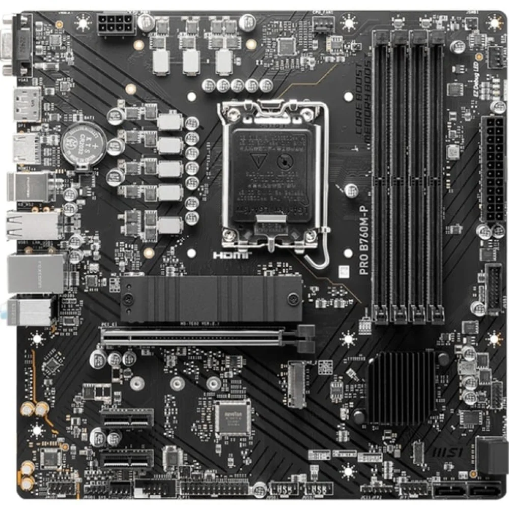 MOTHERBOARD MSI S1700 PRO B760M-P DDR5 BOX M-ATX - Image 2
