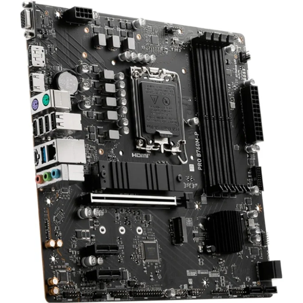 MOTHERBOARD MSI S1700 PRO B760M-P DDR5 BOX M-ATX - Image 3