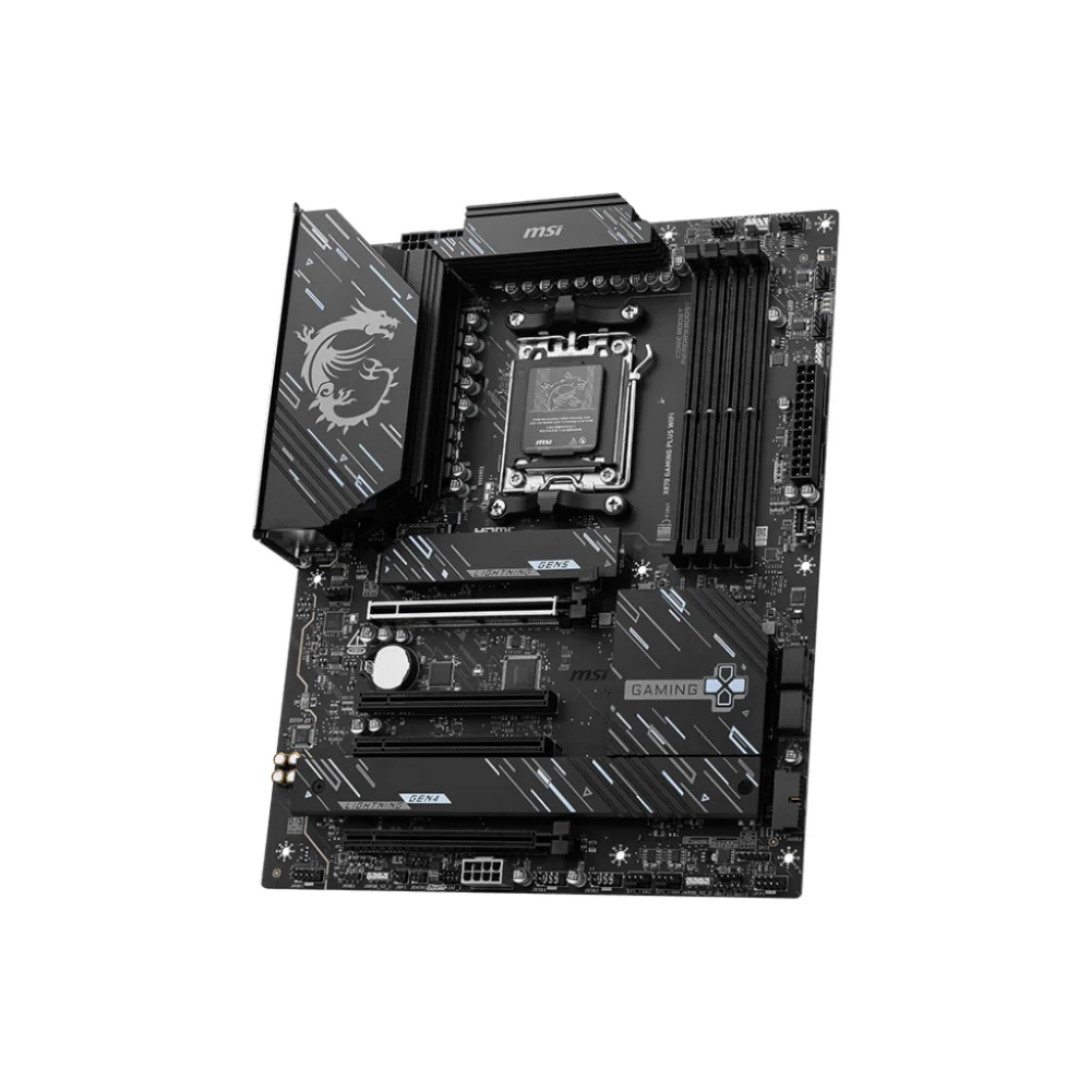 MOTHERBOARD MSI AM5 X870 GAMING PLUS WIFI DDR5 BOX M-ATX - Image 3