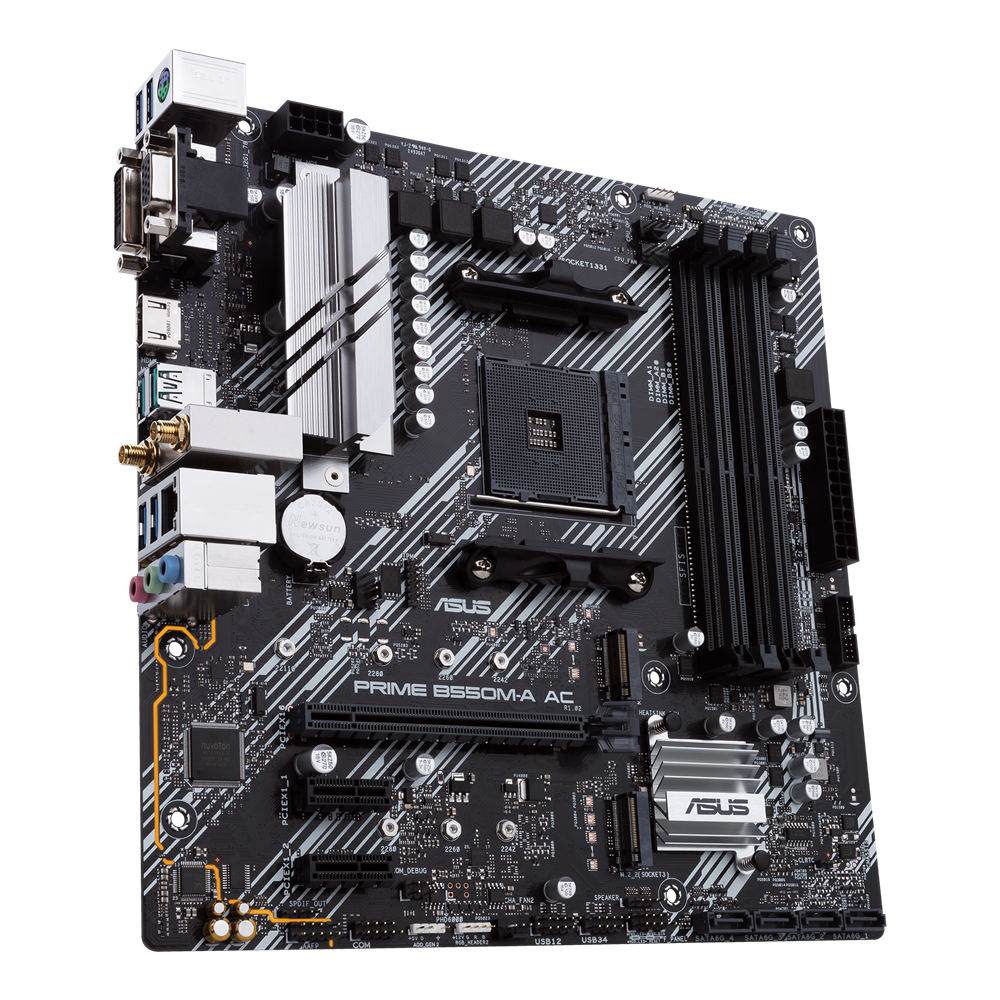 MOTHERBOARD ASUS AM4 PRIME B550M-A AC BOX M-ATX - Image 5