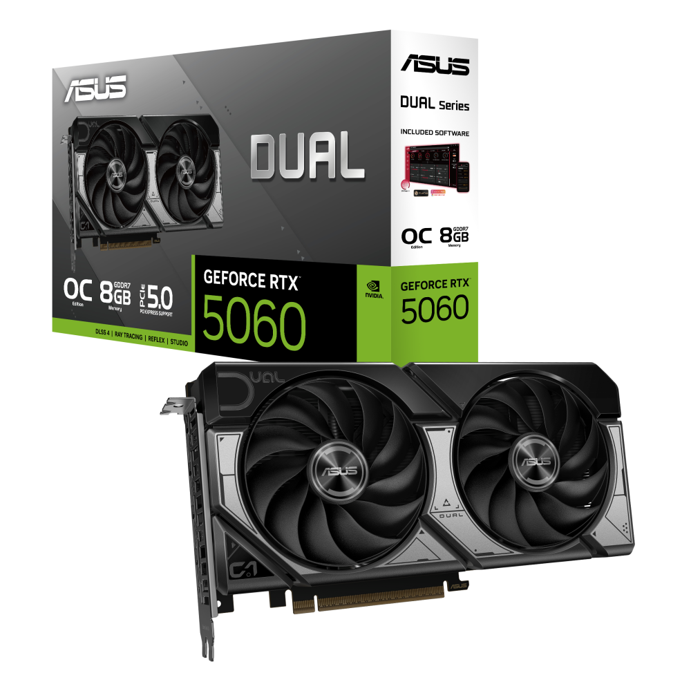 PLACA DE VIDEO 8GB RTX 5060 ASUS DUAL GDDR7