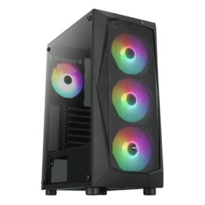 GABINETE GAMER AEROCOOL FALCON BLACK ( FALCON-G-BK-V1 )