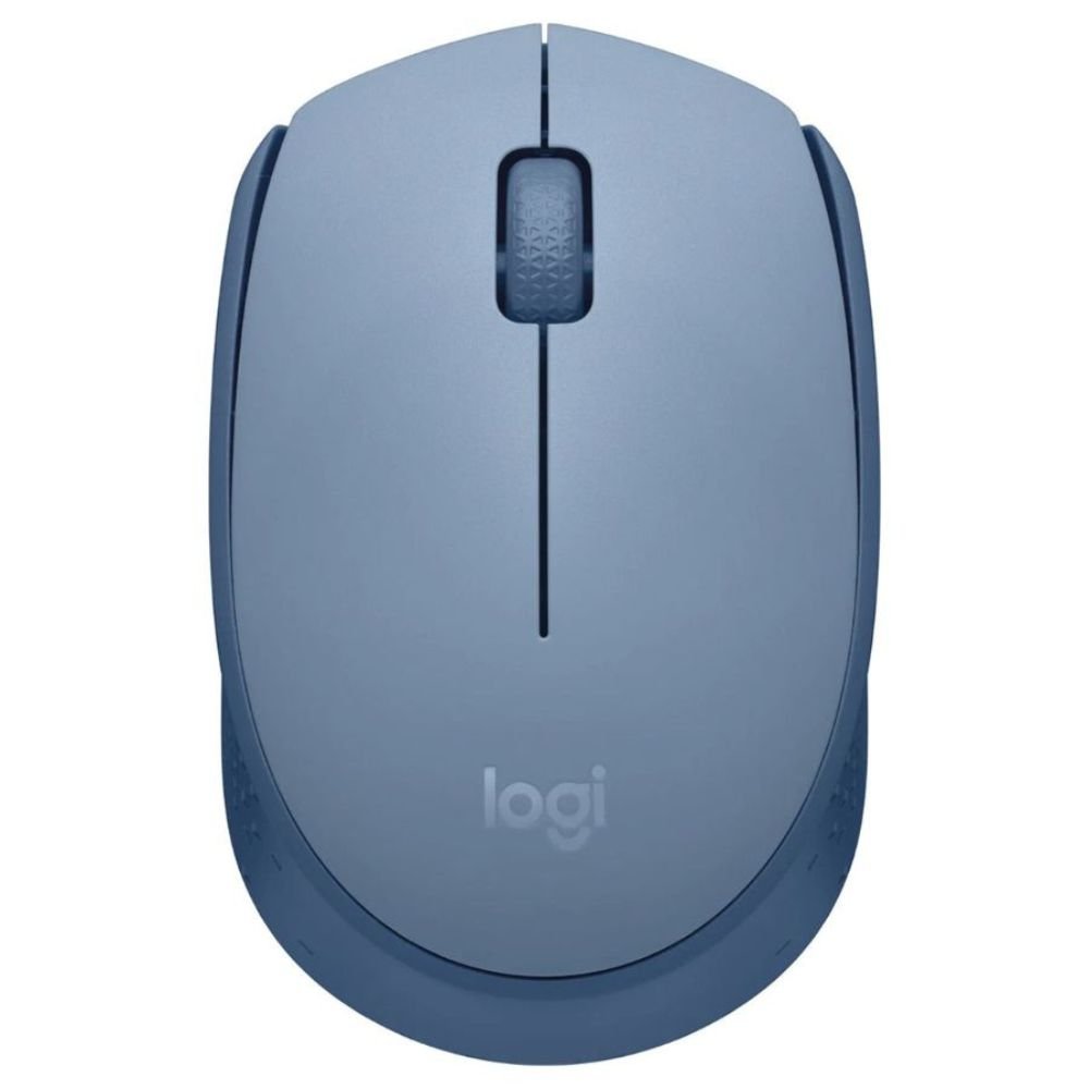 MOUSE LOGITECH INALAMBRICO M170 AZUL / GRIS