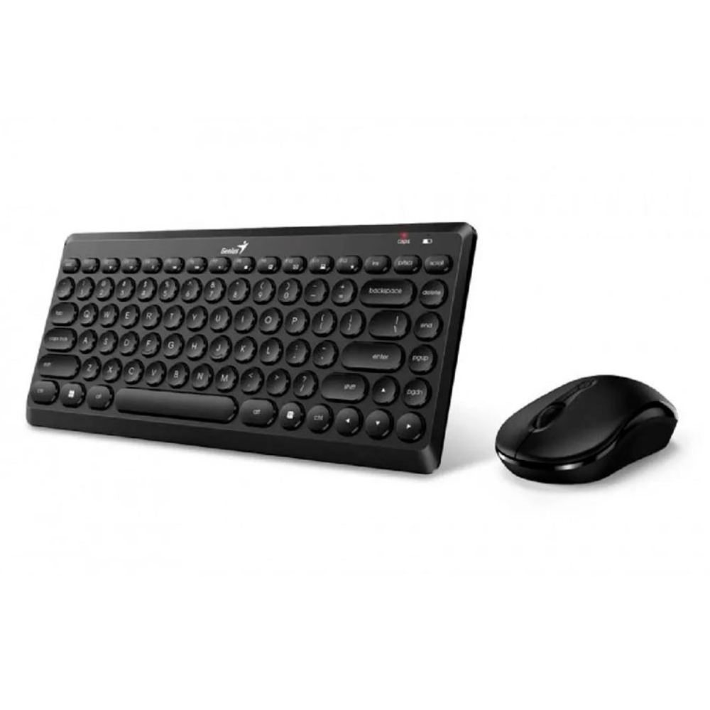 KIT TECLADO Y MOUSE INALAMBRICO GENIUS LUXEMATE Q8000 SLIM