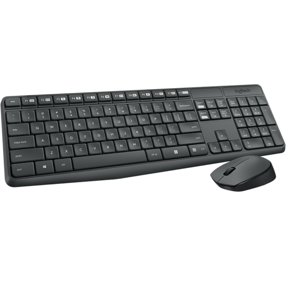 KIT DE TECLADO Y MOUSE INALAMBRICO LOGITECH MK 235 MK235 ESPAÑOL