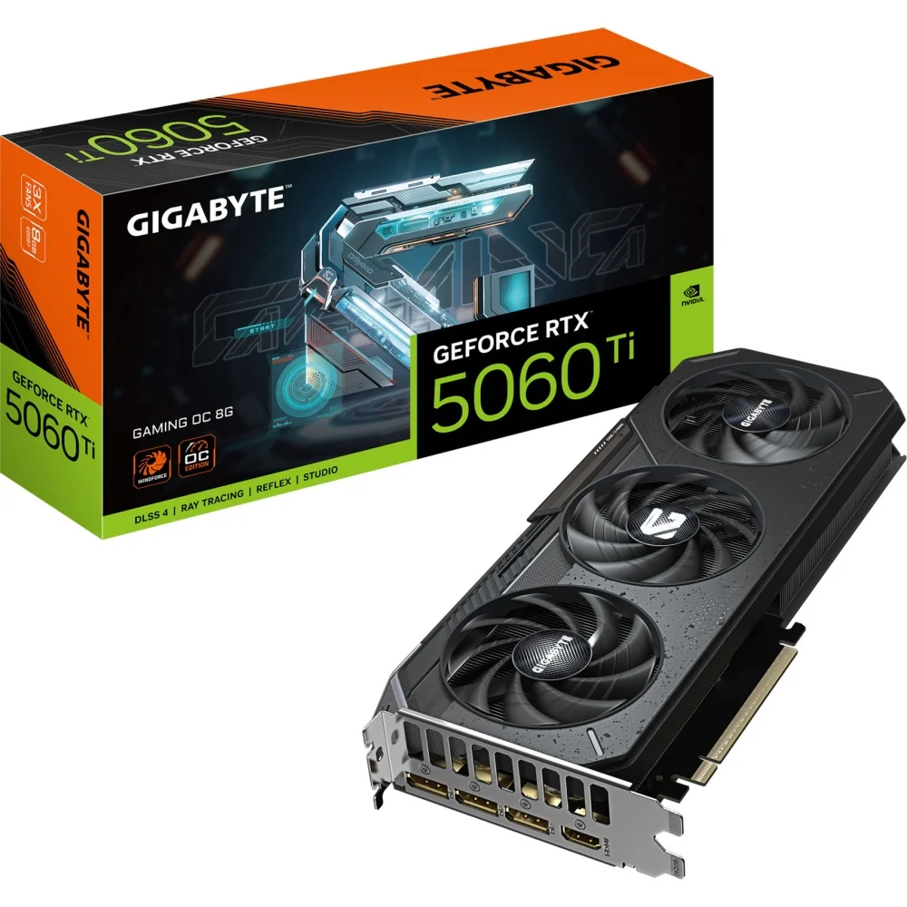 PLACA DE VIDEO 8GB RTX 5060 TI GIGABYTE GAMING OC