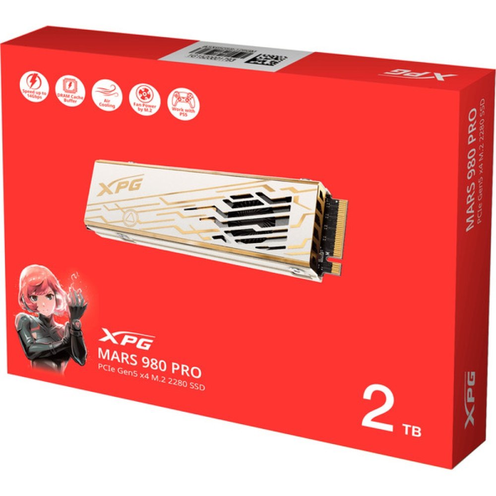 SSD M.2 NVME 2TB G5 XPG MARS 980 PRO AIR