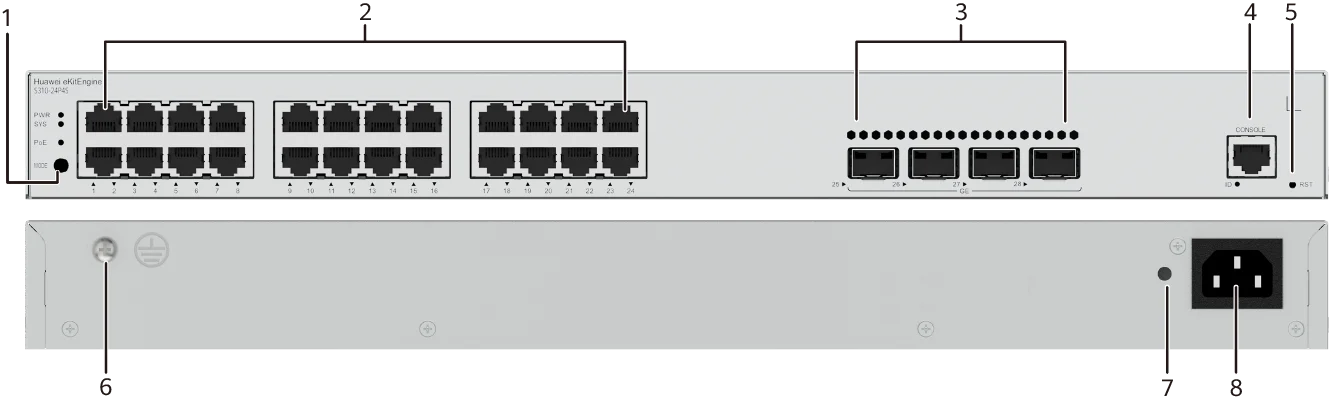 SWITCH 24P HUAWEI EKIT S310-24P4S POE+ 4SFP L3