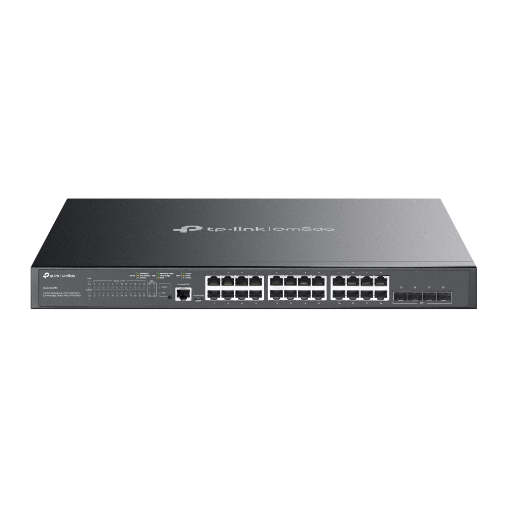 SWITCH 24P TP-LINK OMADA SG3428XMPP ADM 4 SFP - Image 2