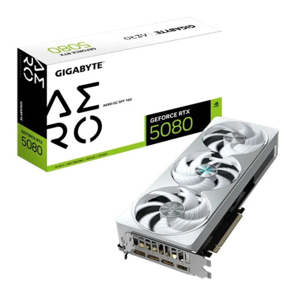PLACA DE VIDEO 16GB RTX 5080 GIGABYTE AERO OC 16G GDDR7