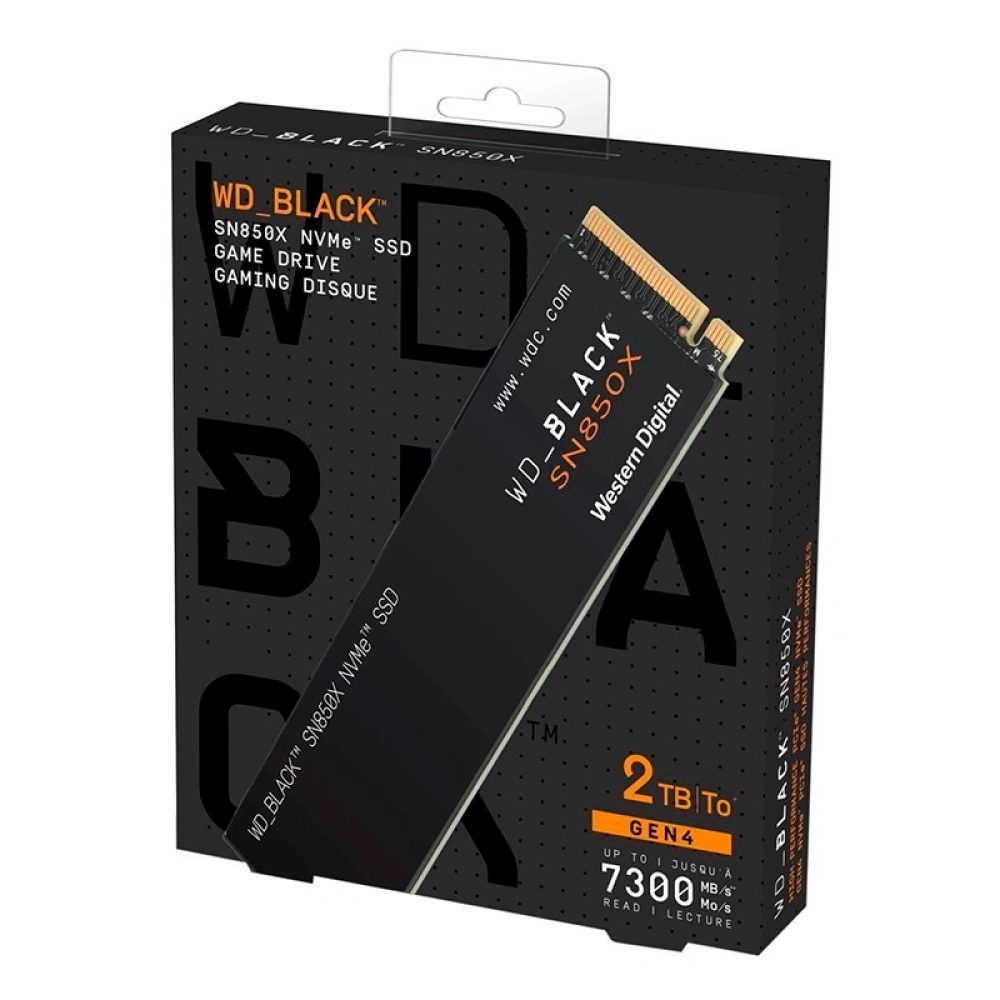 SSD M.2 NVME 2TB G4 WD BLACK SN850X