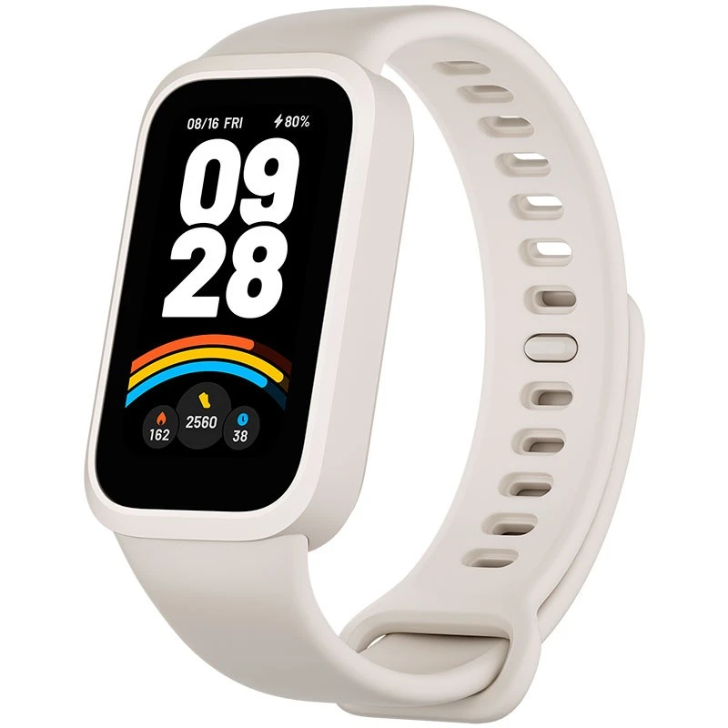 SMART WATCH XIAOMI SMART BAND 9 ACTIVE BEIGE WHITE - Image 3