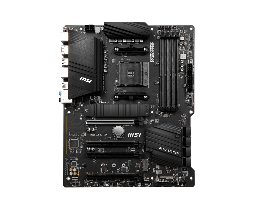 MOTHERBOARD MSI B550-A PRO AM4 DDR4 HDMI M.2 Ryzen 5000 - Image 6