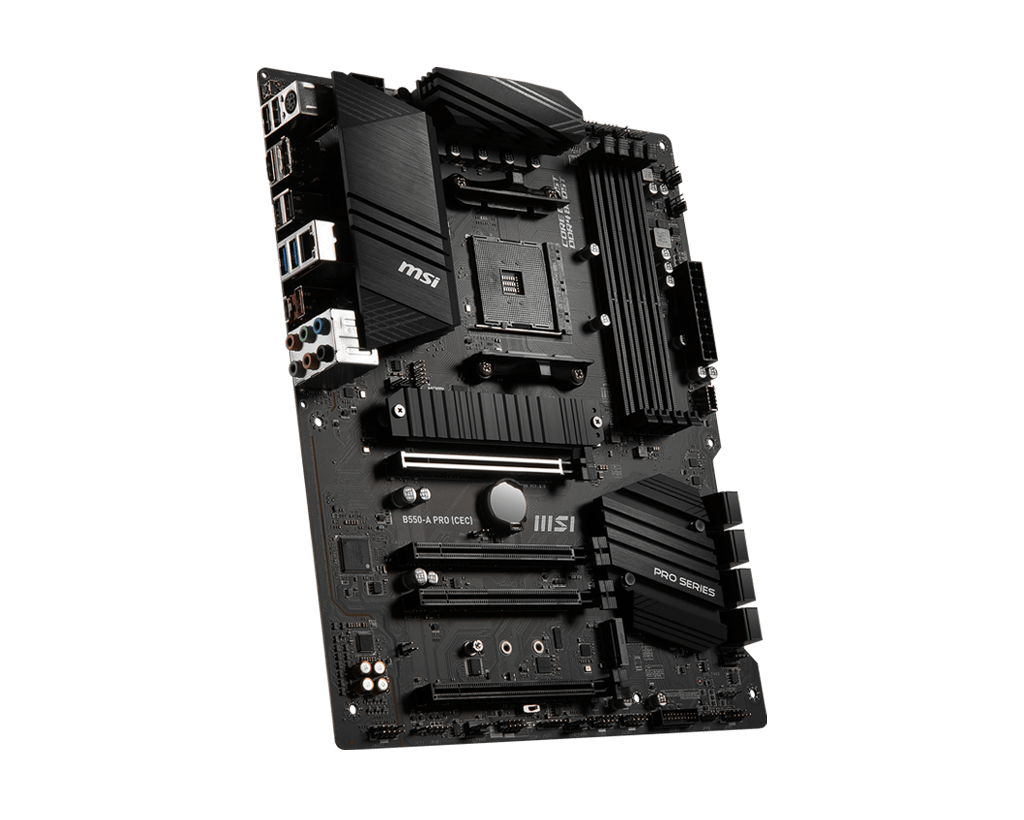 MOTHERBOARD MSI B550-A PRO AM4 DDR4 HDMI M.2 Ryzen 5000 - Image 4