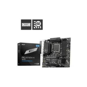 MOTHERBOARD MSI PRO B760M-A WIFI LGA1700 DDR5
