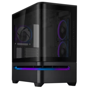 GABINETE ASUS PRIME AP202 TG ARGB BLACK V TEMPLADO