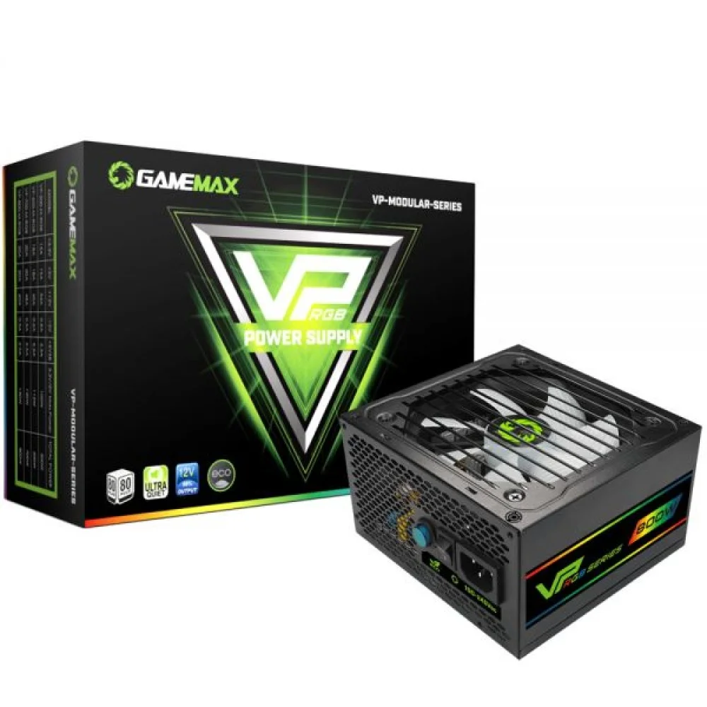 FUENTE 800W GAMEMAX 80 PLUS BRONZE VP-800-M-RGB - Image 4