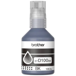 BOTELLA DE TINTA BROTHER BTD100 COLOR NEGRO